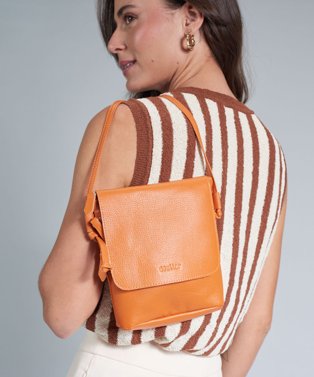 Bolsinha Duo Zip - Tangerina - Imagem 4