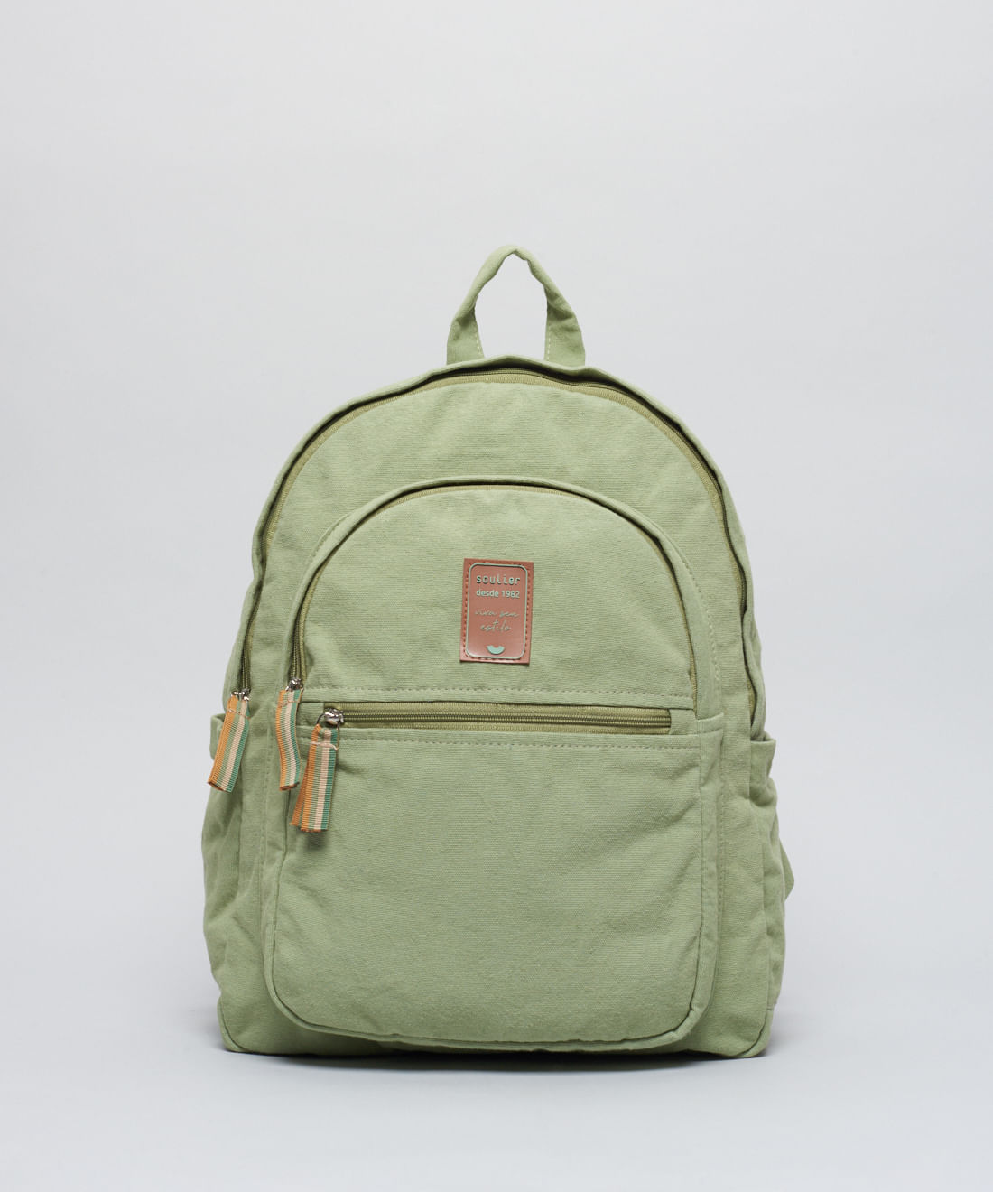Mochila Lona Luisa - Pistache