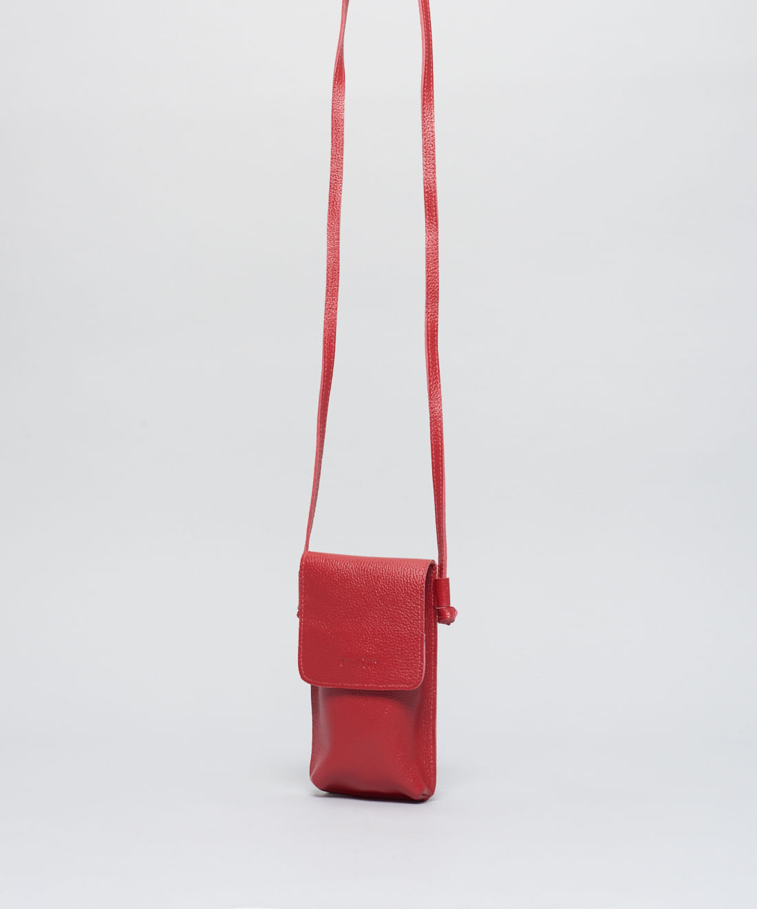 Bolsa p Couro Beatriz - Vermelho - Imagem 2
