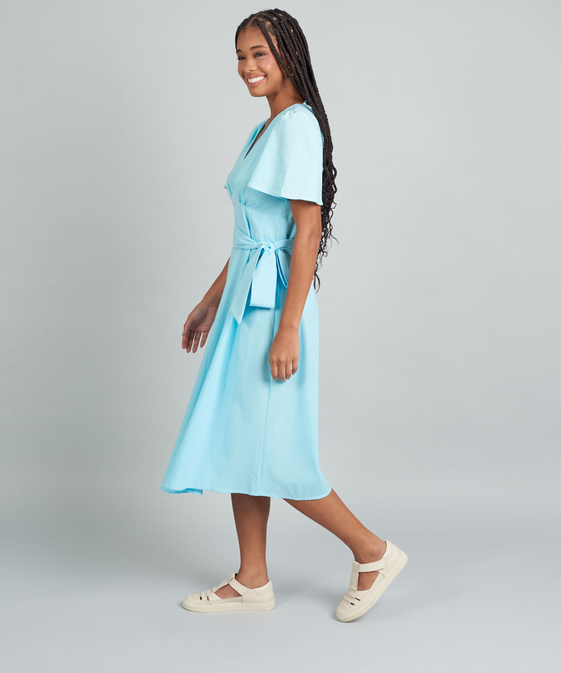 Tenis Aberto Recortes - Offwhite - Imagem 11