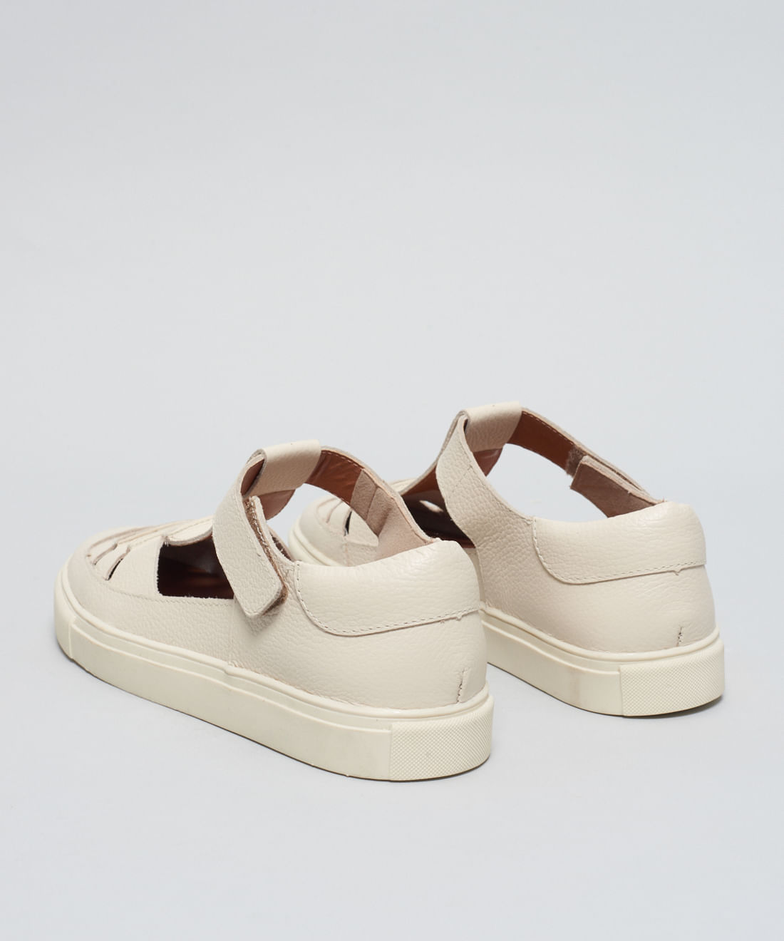 Tenis Aberto Recortes - Offwhite - Imagem 21