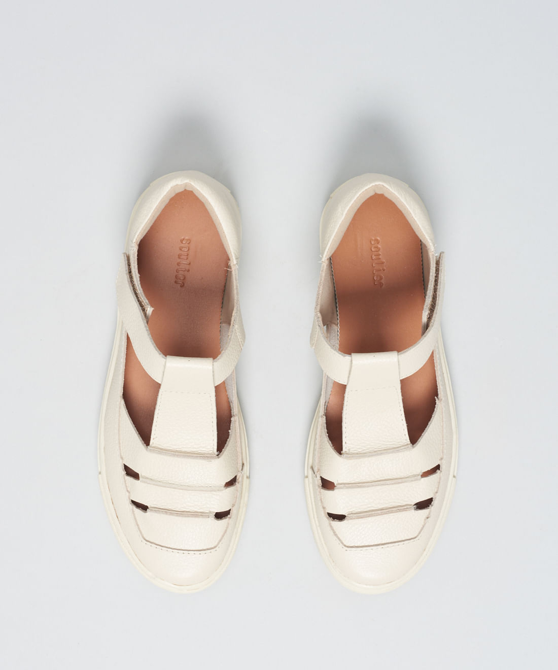 Tenis Aberto Recortes - Offwhite - Imagem 34