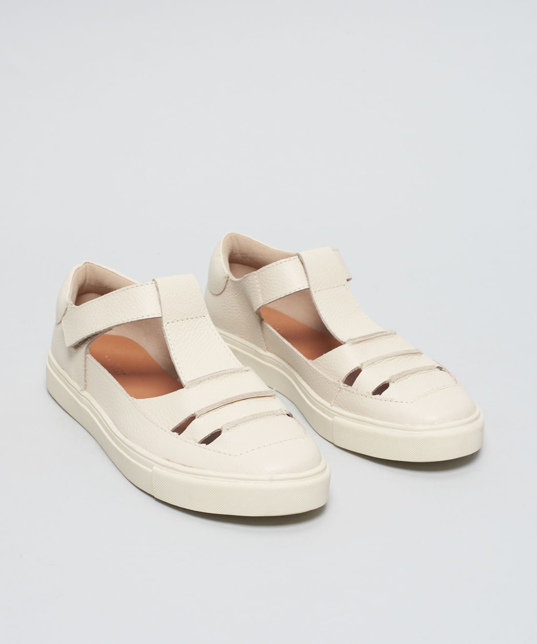Tenis Aberto Recortes - Offwhite - Imagem 38