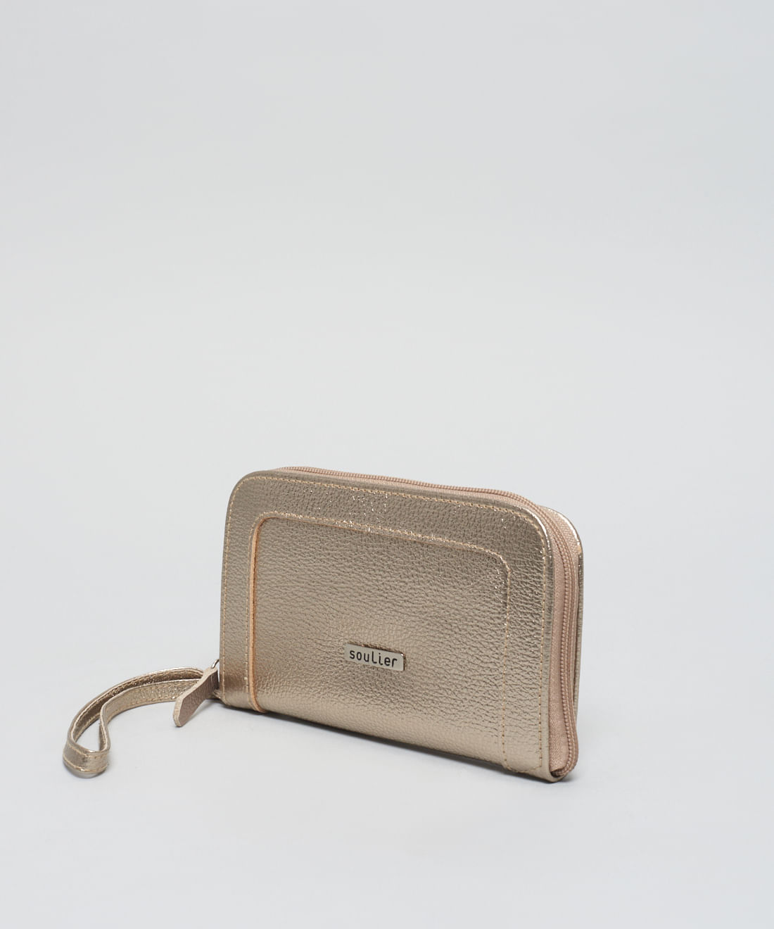 Carteira Couro Giulia - Prata Velho - Imagem 2