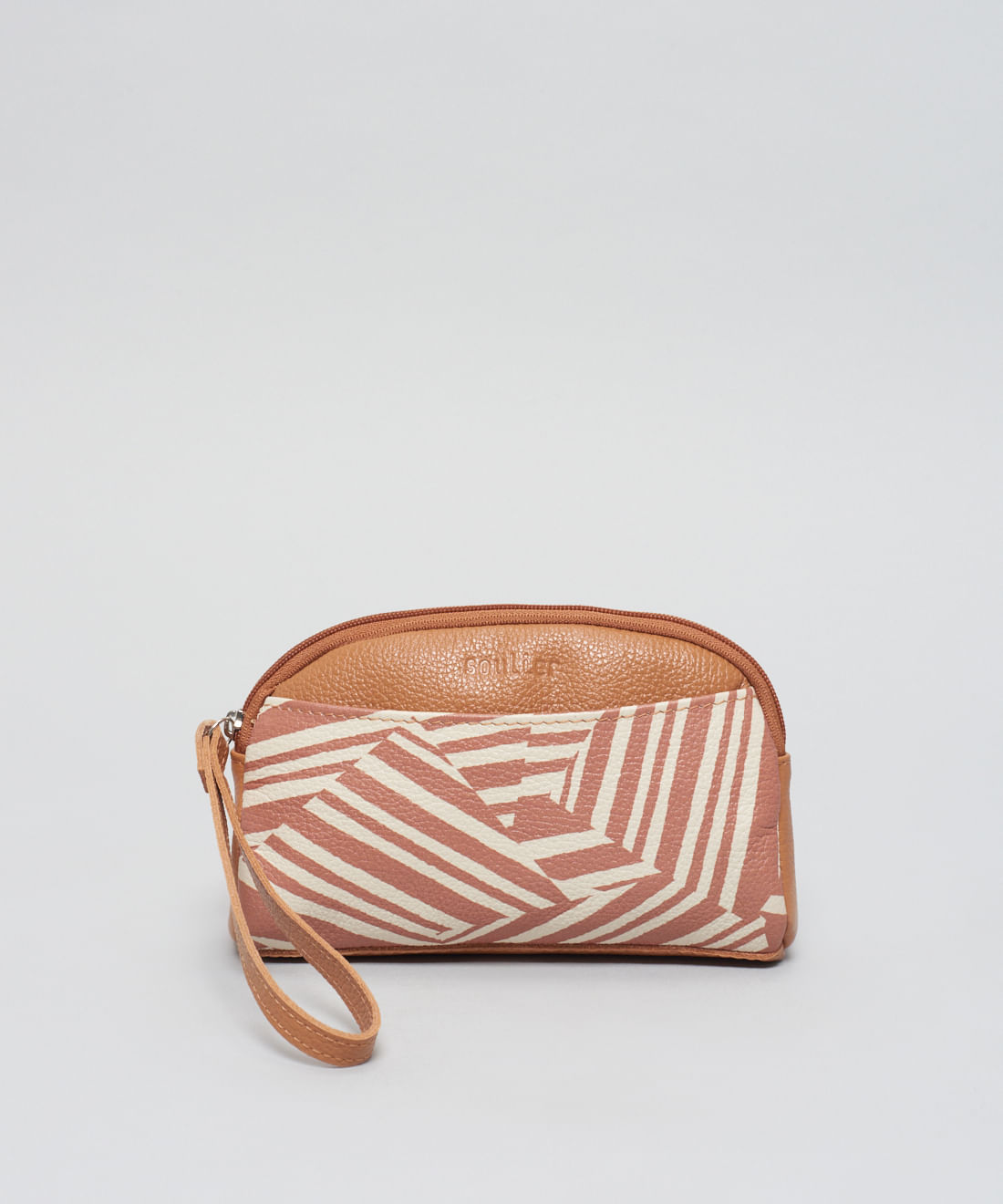 Case Couro Listra Duo - Listra Duo Caramelo