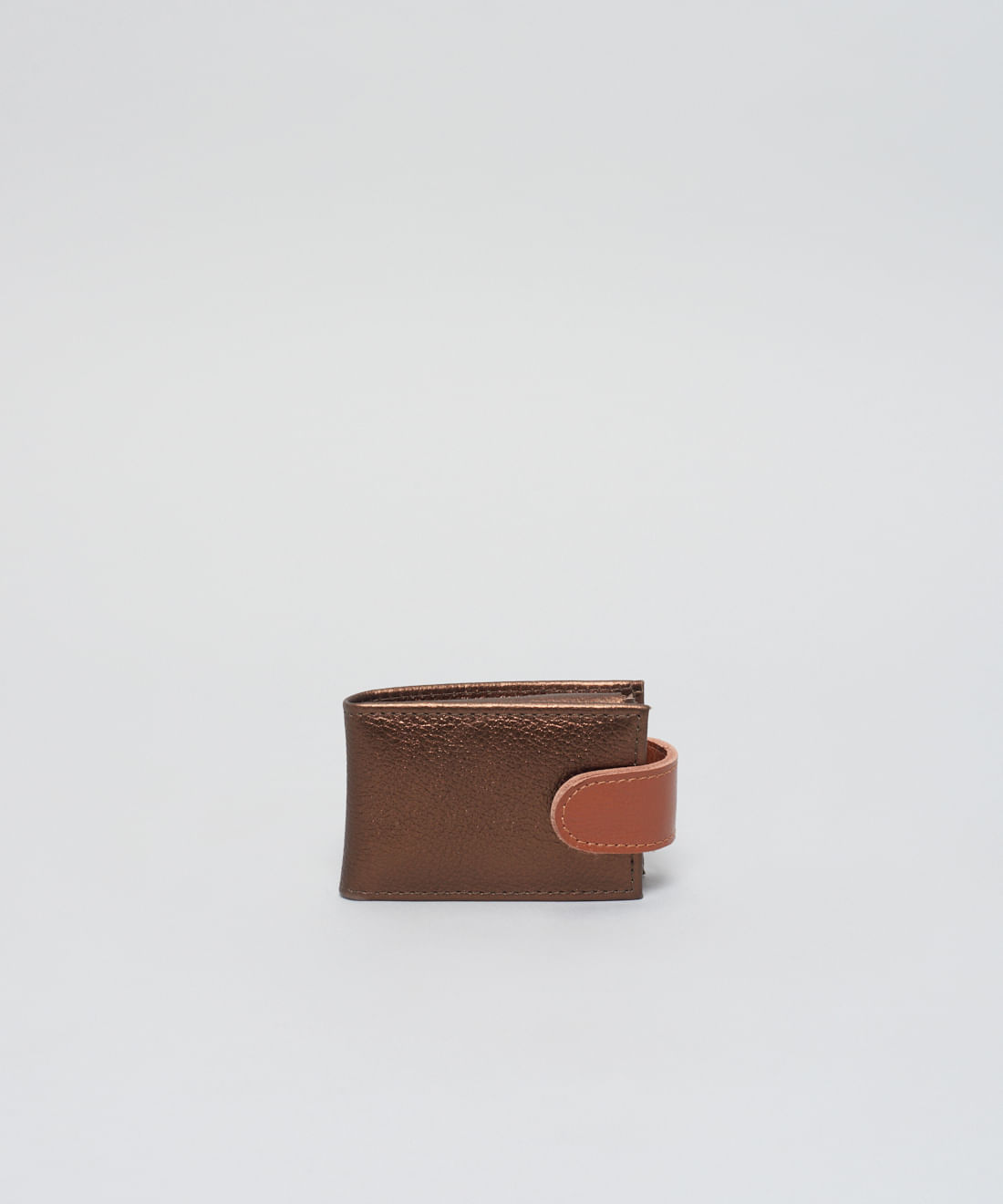 Porta Batom Couro - Bronze