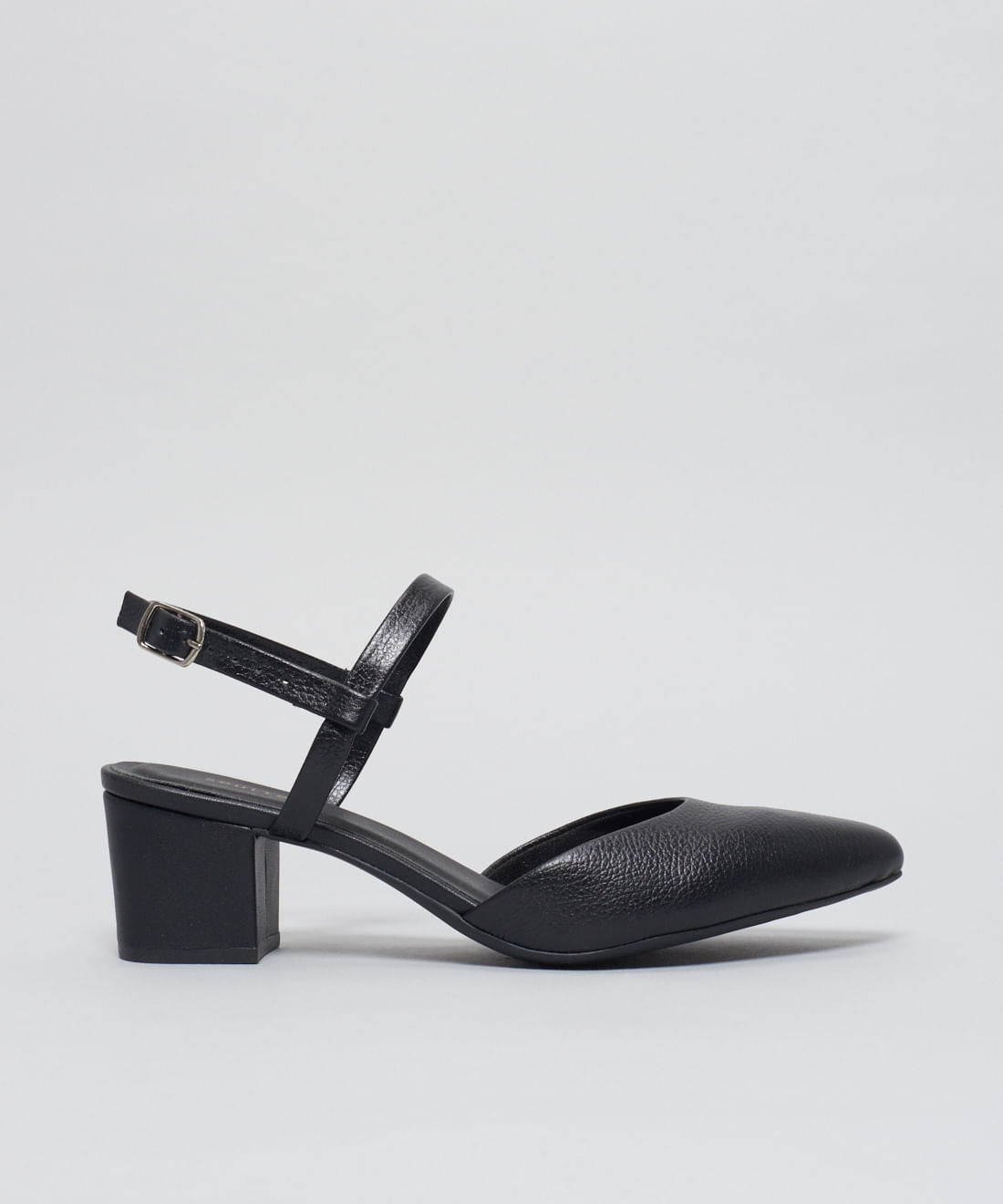 Scarpin Couro Antonela - Preto - Imagem 6