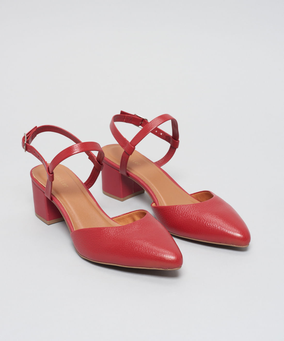 Scarpin Couro Antonela - Vermelho - Imagem 17