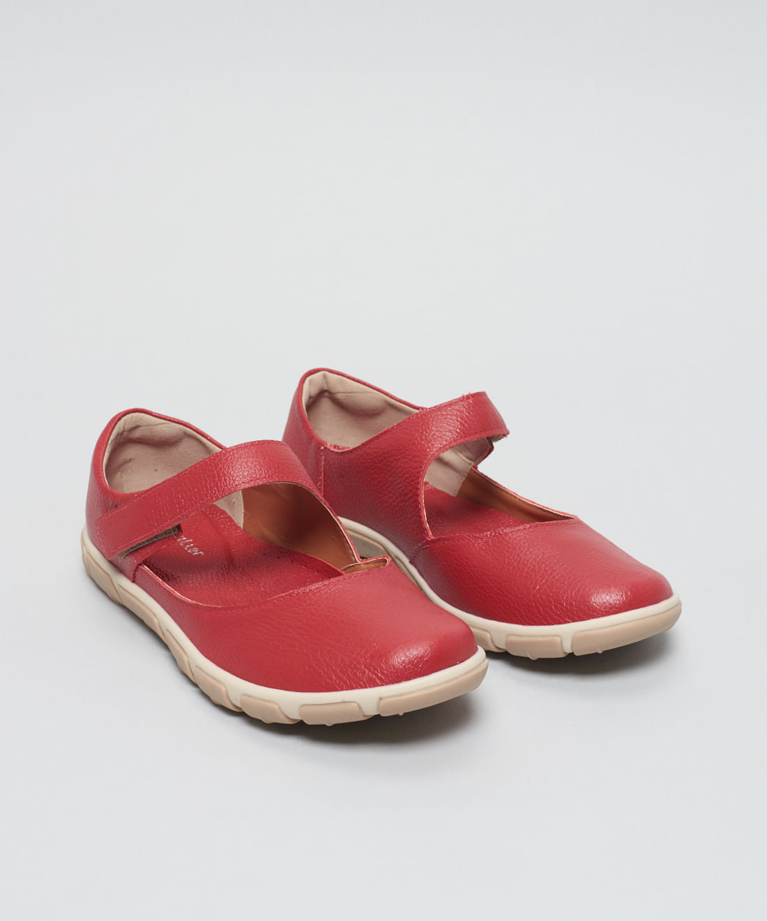 Sapatilha Frances Couro Vivian - Vermelho - Imagem 2