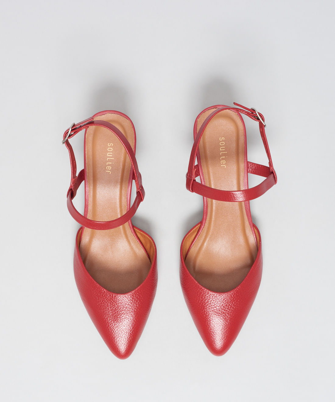 Scarpin Couro Antonela - Vermelho - Imagem 4