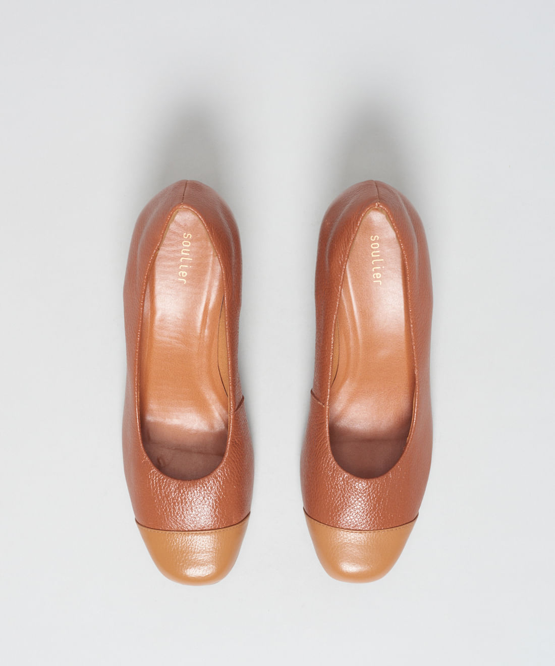 Scarpin Couro Biqueira - Mousse - Imagem 4