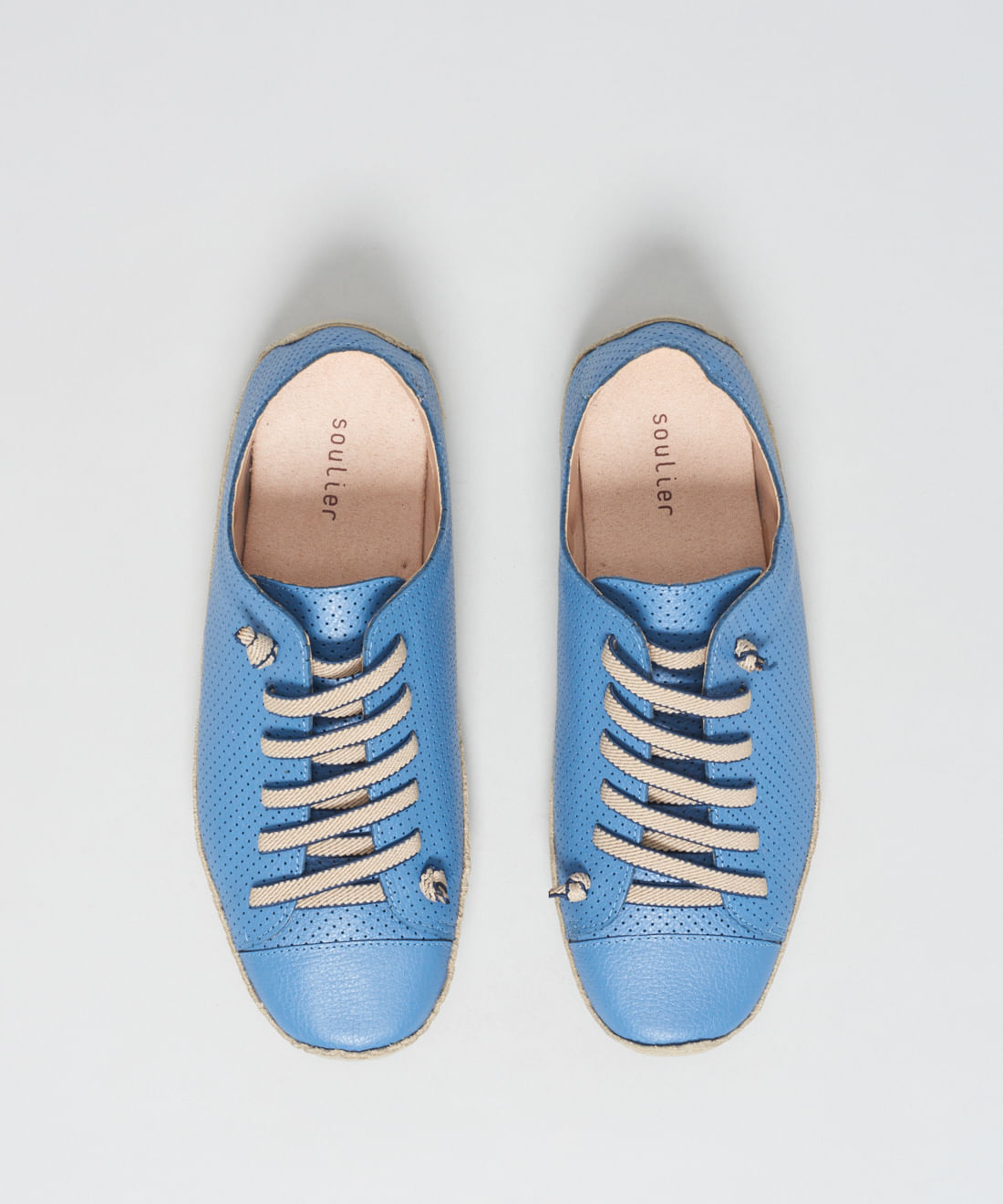 Tenis Perfuros Bicolor - Azul Safira - Imagem 9