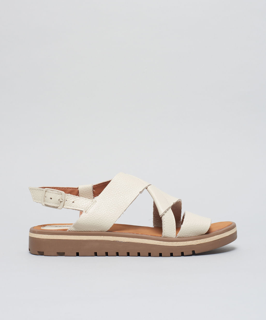 Rasteira Tratorada Nat - Offwhite - Imagem 16