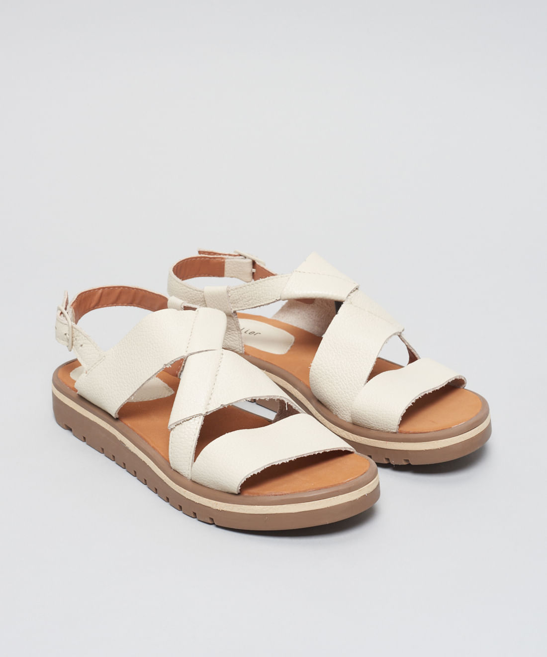 Rasteira Tratorada Nat - Offwhite - Imagem 32