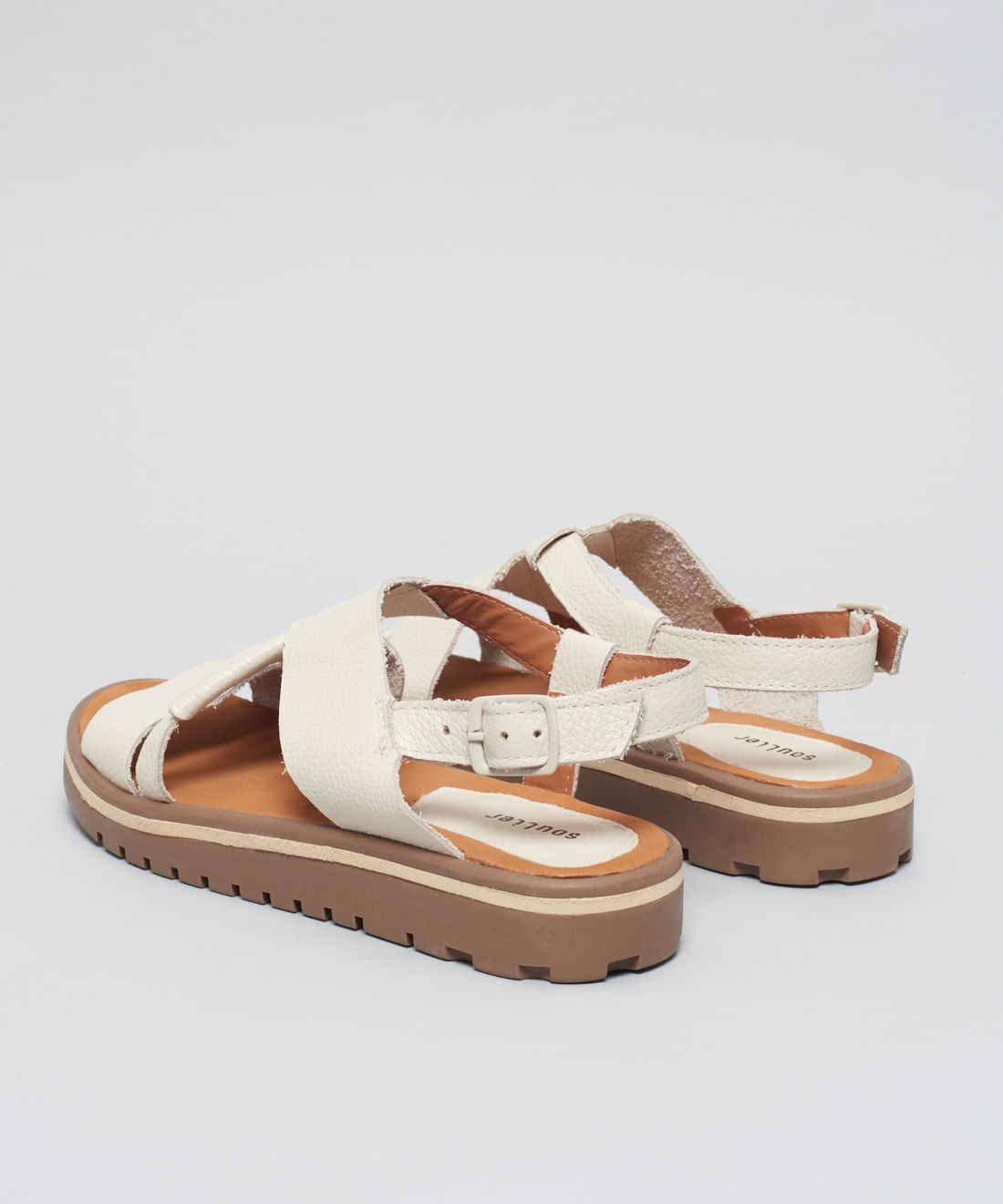 Rasteira Tratorada Nat - Offwhite - Imagem 8