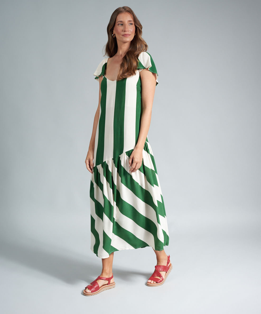 Rasteira Tratorada Nat - Vermelho - Imagem 20