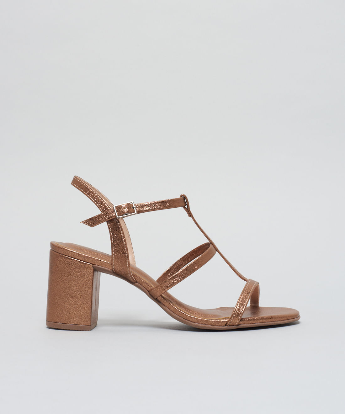 Sandalia Soft Salto Festa - Bronze - Imagem 31