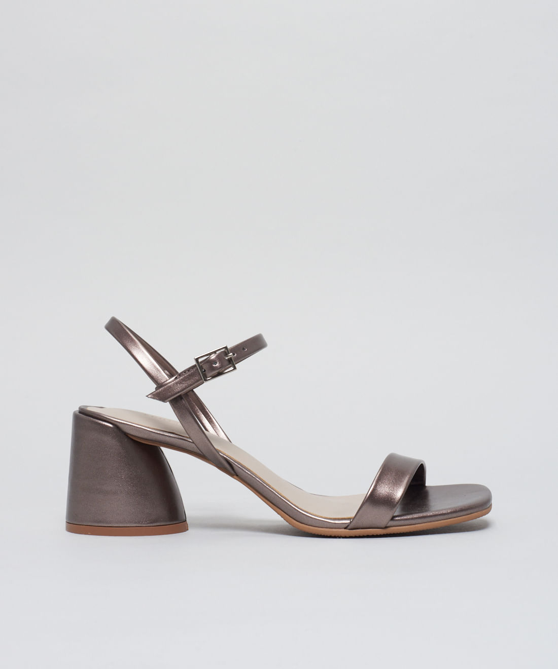 Sandalia Media Soft Bloco - Onix - Imagem 6