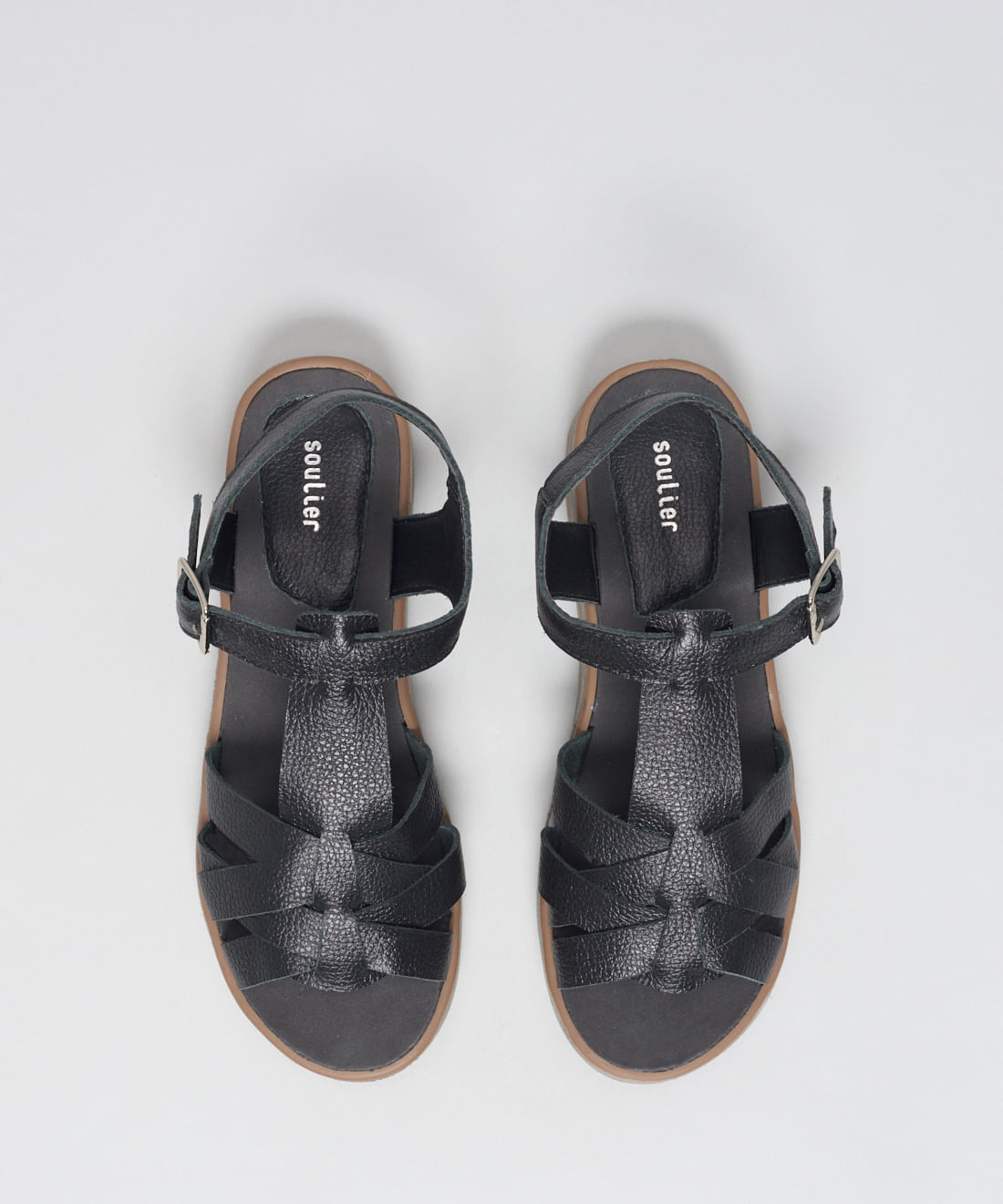 Rasteira Tratorada Ellen - Preto - Imagem 19