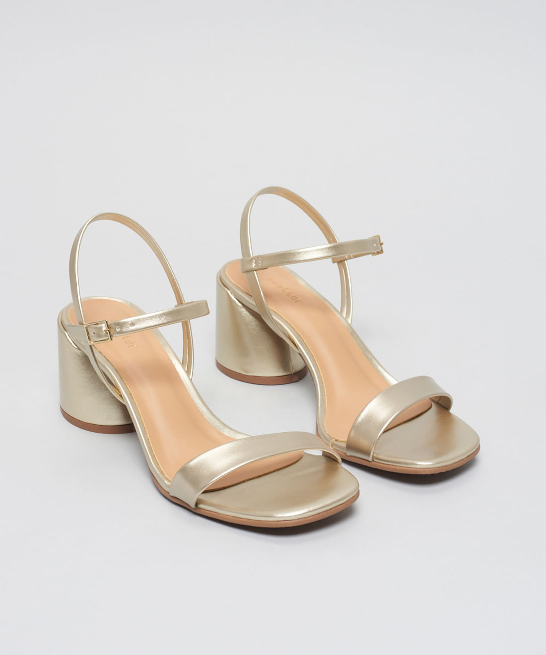 Sandalia Media Soft Bloco - Ouro Light - Imagem 12