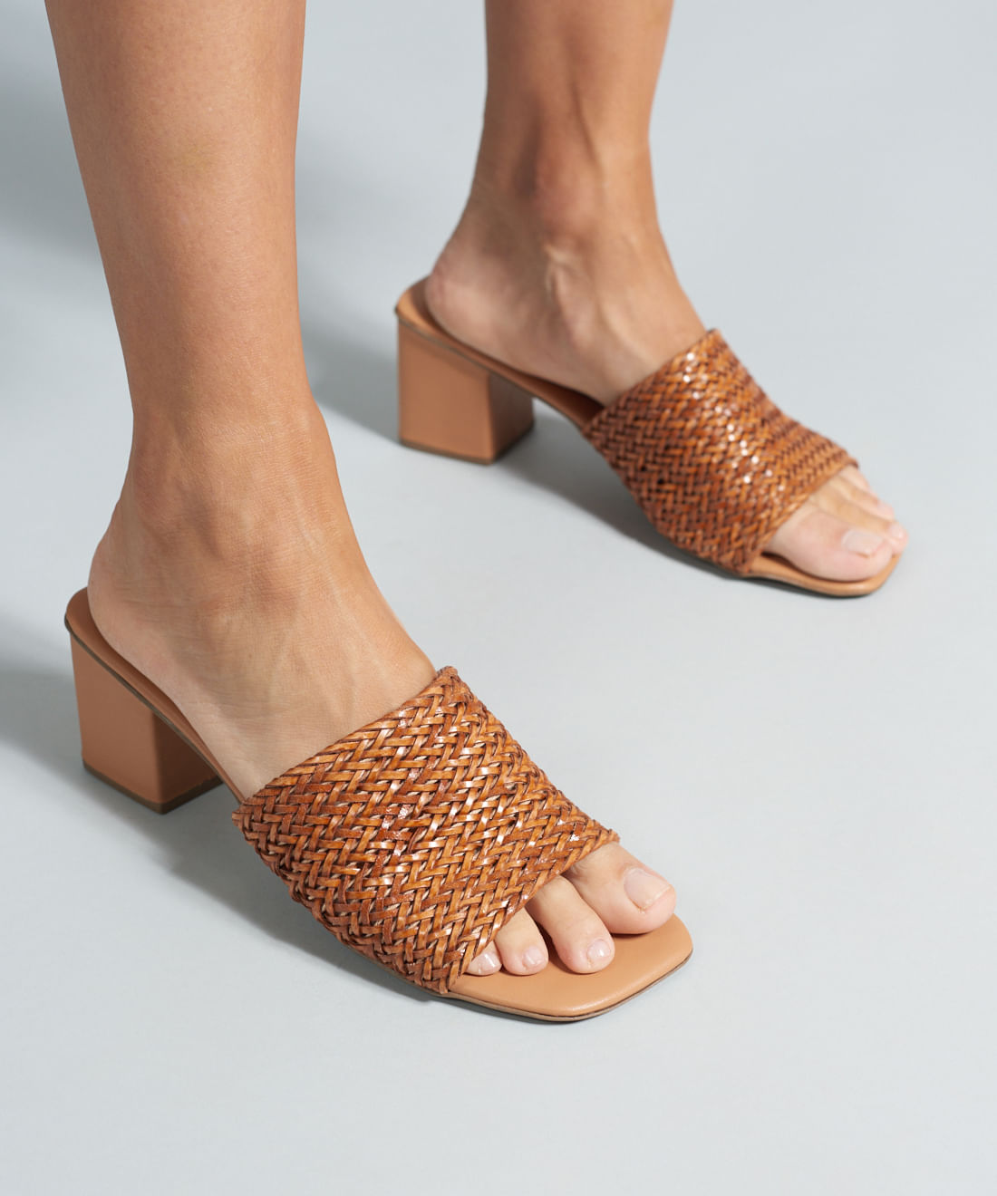Sandalia Media Tresse Grazi - Caramelo - Imagem 20