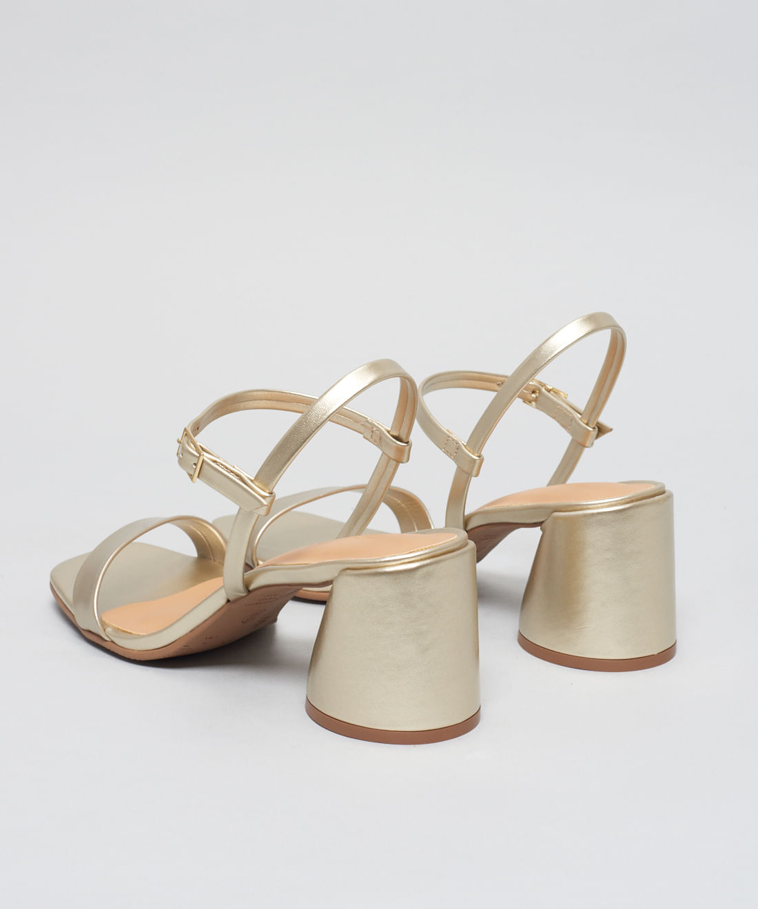 Sandalia Media Soft Bloco - Ouro Light - Imagem 28