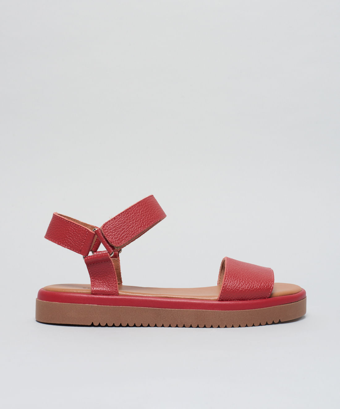 Flat Couro Joana - Vermelho - Imagem 11