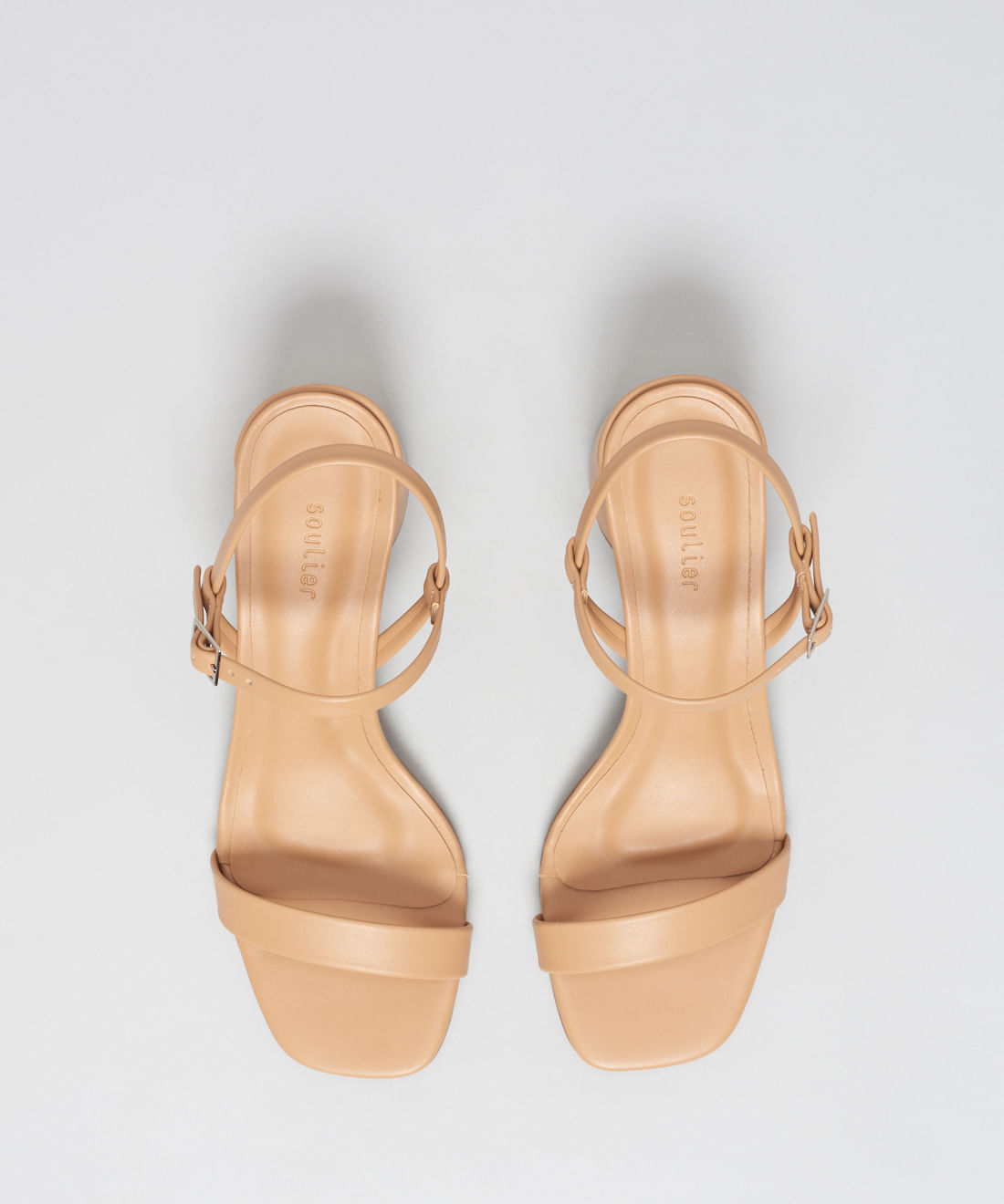 Sandalia Media Soft Bloco - Caramelo - Imagem 9