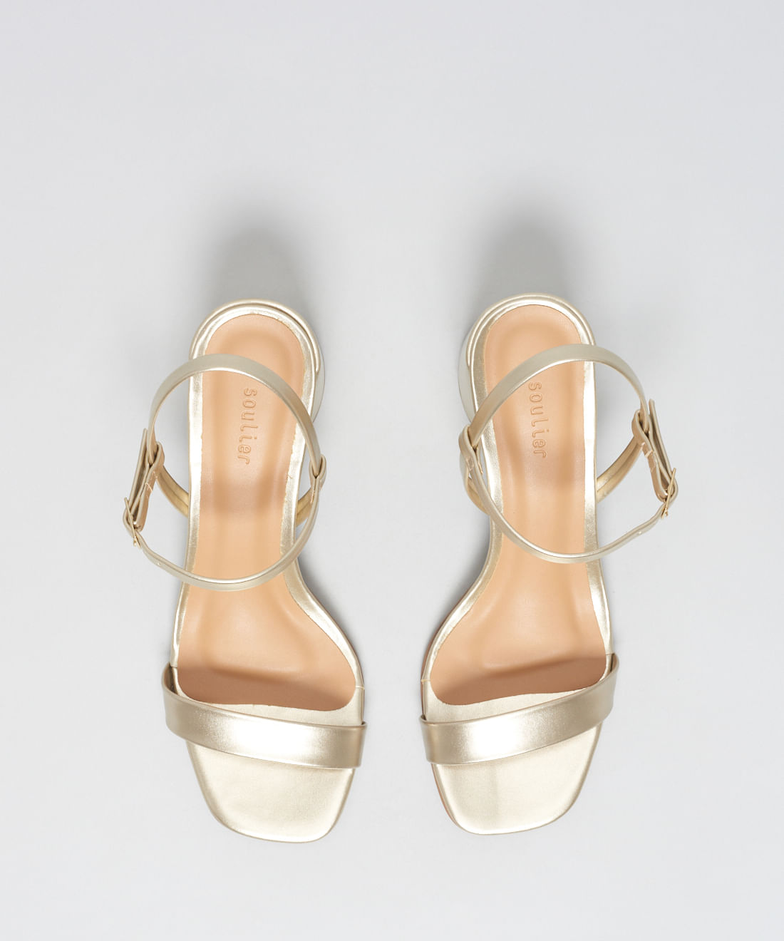 Sandalia Media Soft Bloco - Ouro Light - Imagem 14