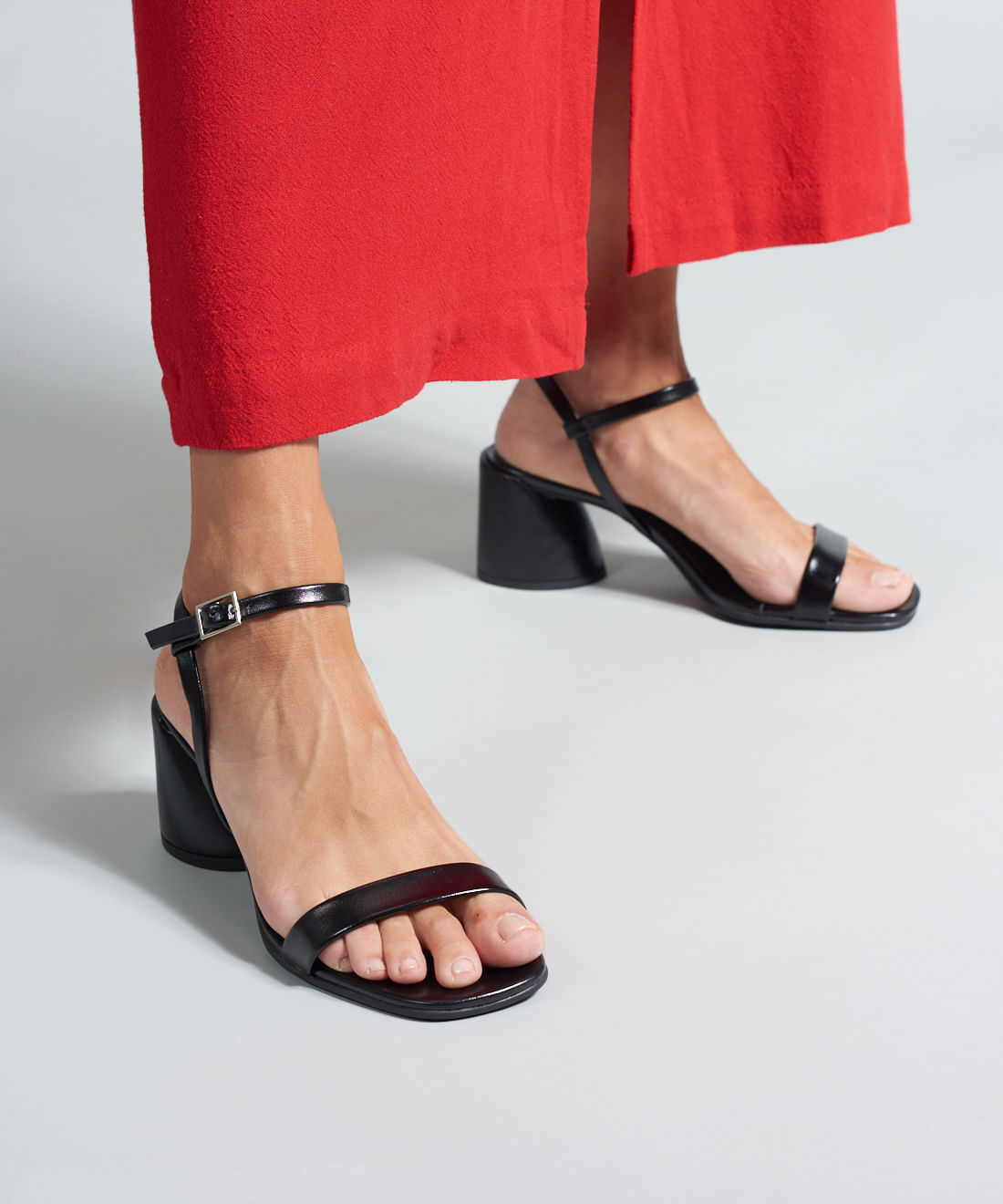 Sandalia Media Soft Bloco - Preto - Imagem 15