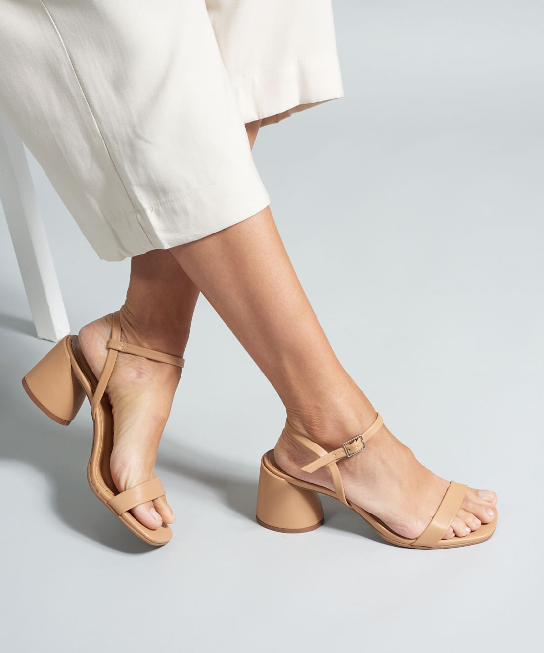 Sandalia Media Soft Bloco - Caramelo - Imagem 25