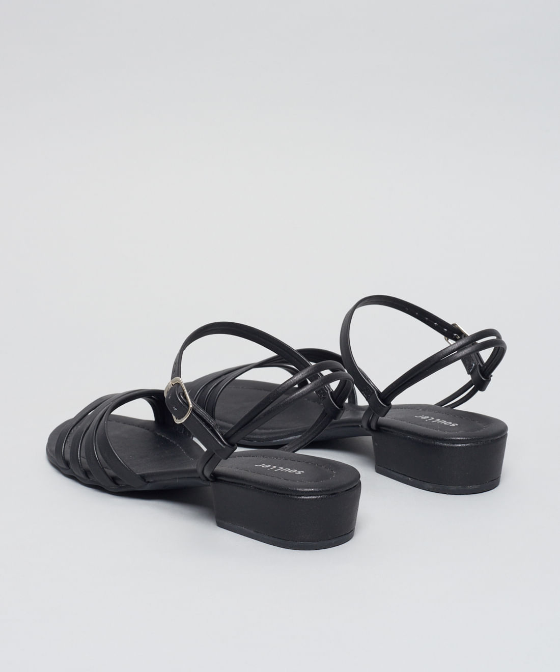 Rasteira Saltinho Nat - Preto - Imagem 3