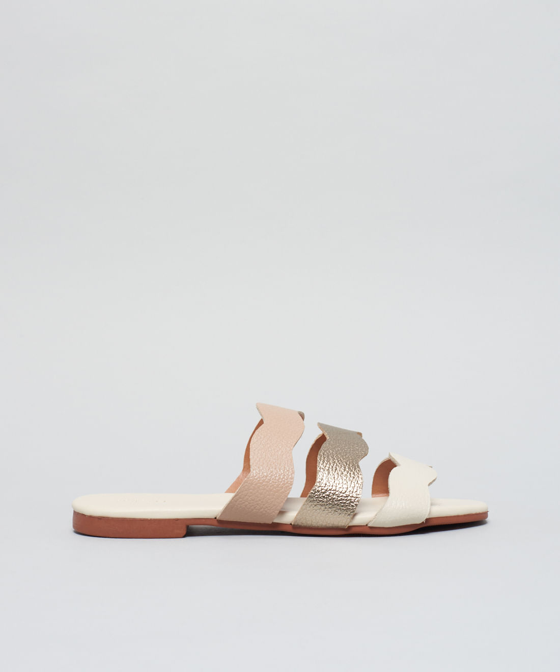 Rasteira Basica Couro Ondas - Colors - Imagem 6