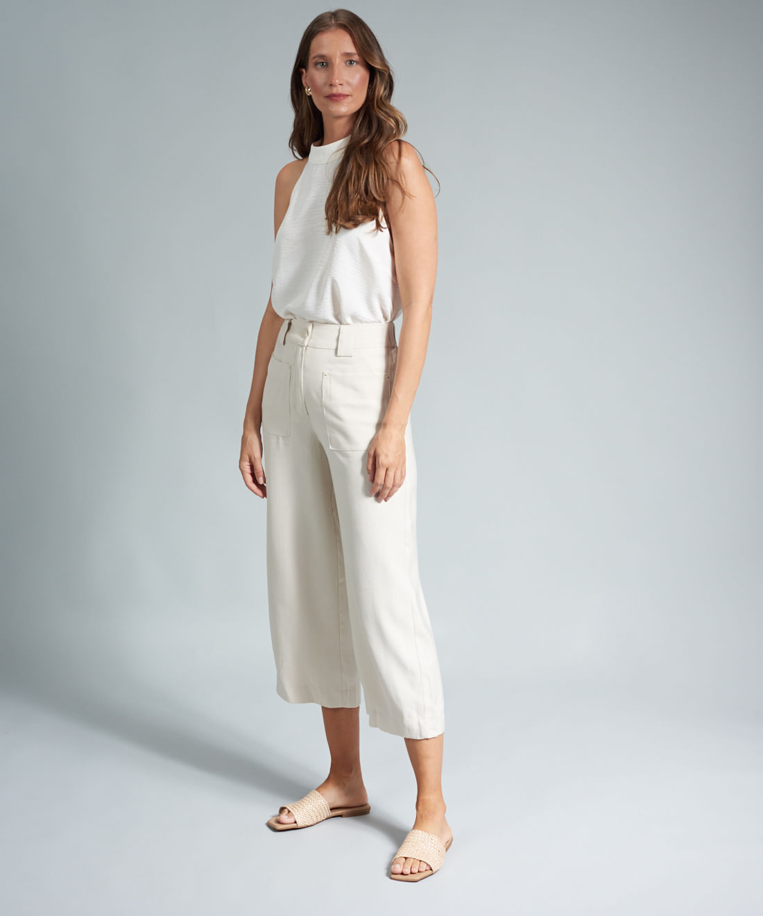 Rasteira Tresse Basica Soul - Offwhite - Imagem 10