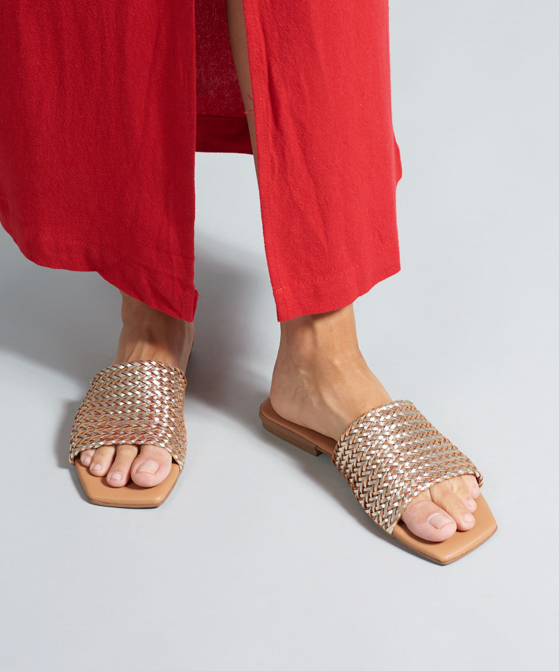 Rasteira Tresse Basica Soul - Prata Velho - Imagem 15