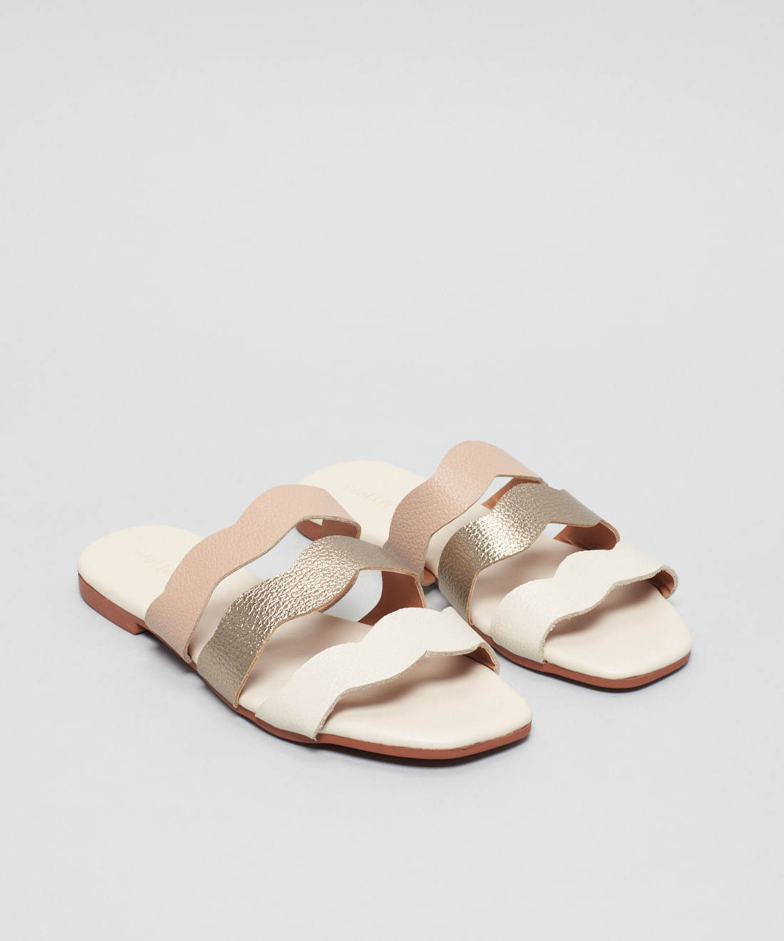 Rasteira Basica Couro Ondas - Colors - Imagem 12