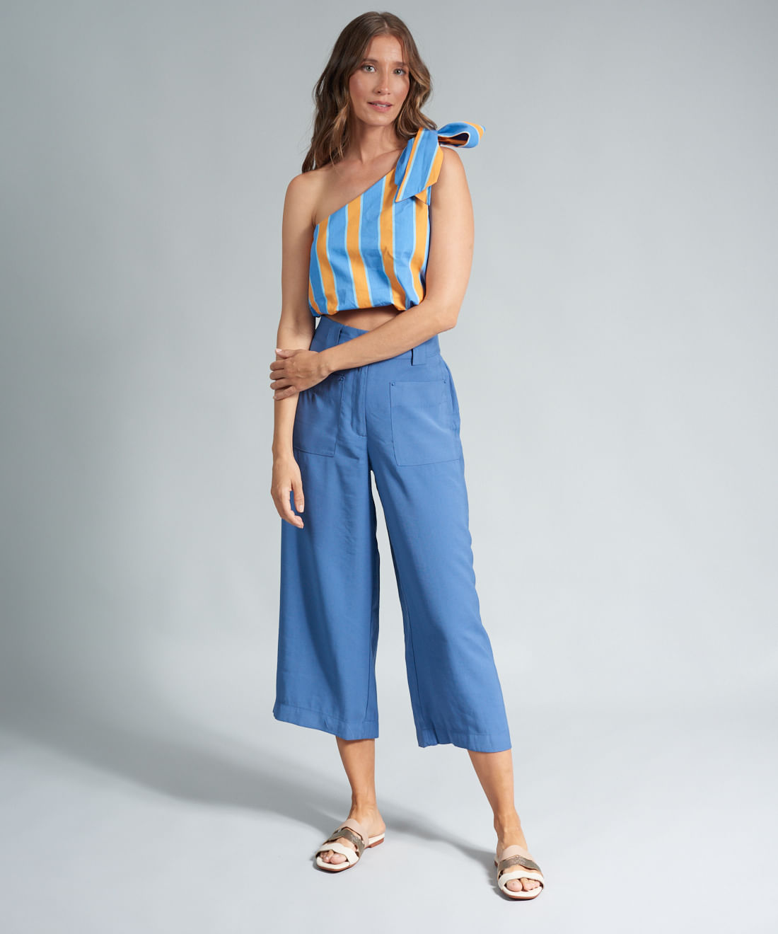 Rasteira Basica Couro Ondas - Colors - Imagem 25