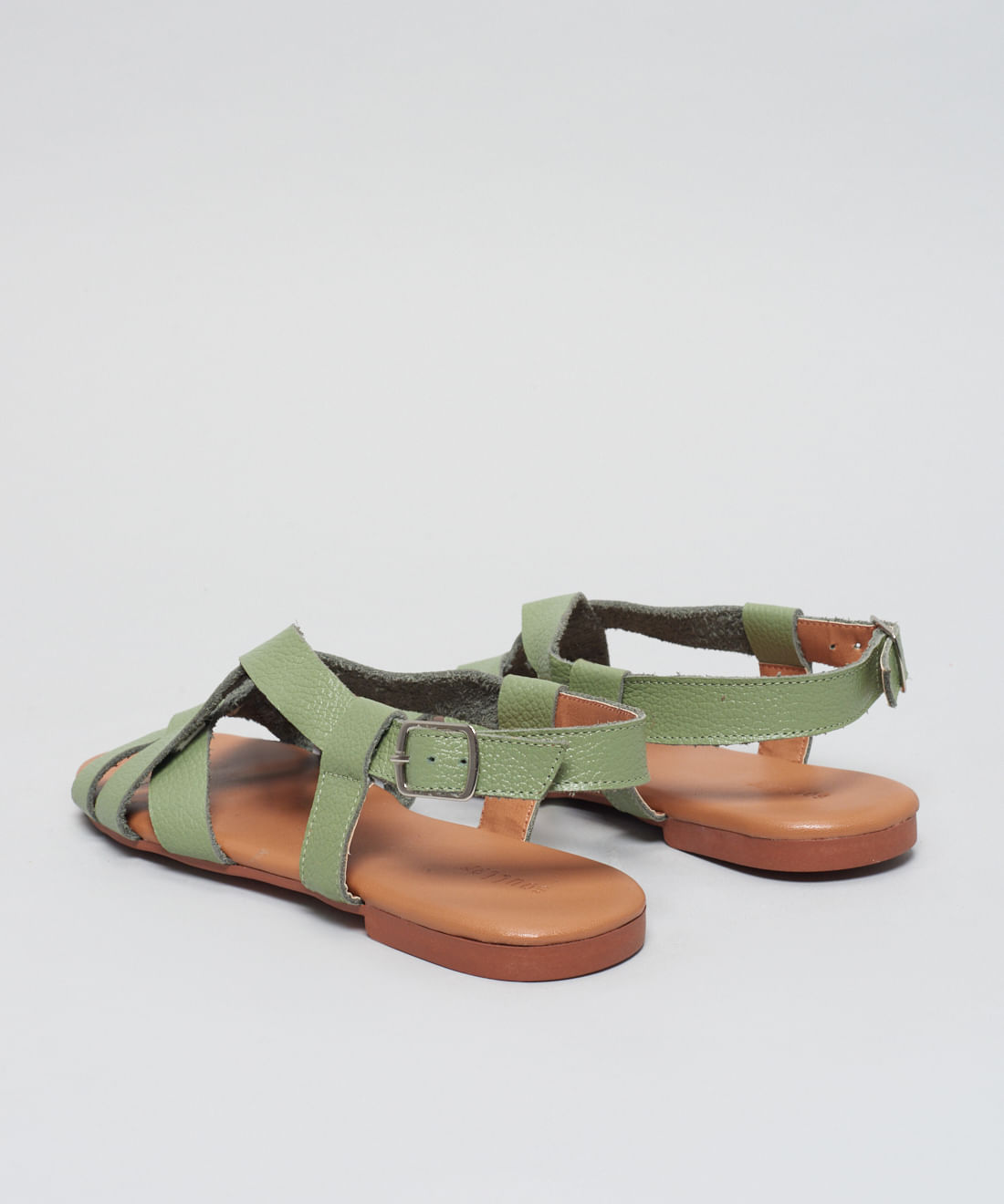 Rasteira Basica Tiras Duo - Pistache - Imagem 33