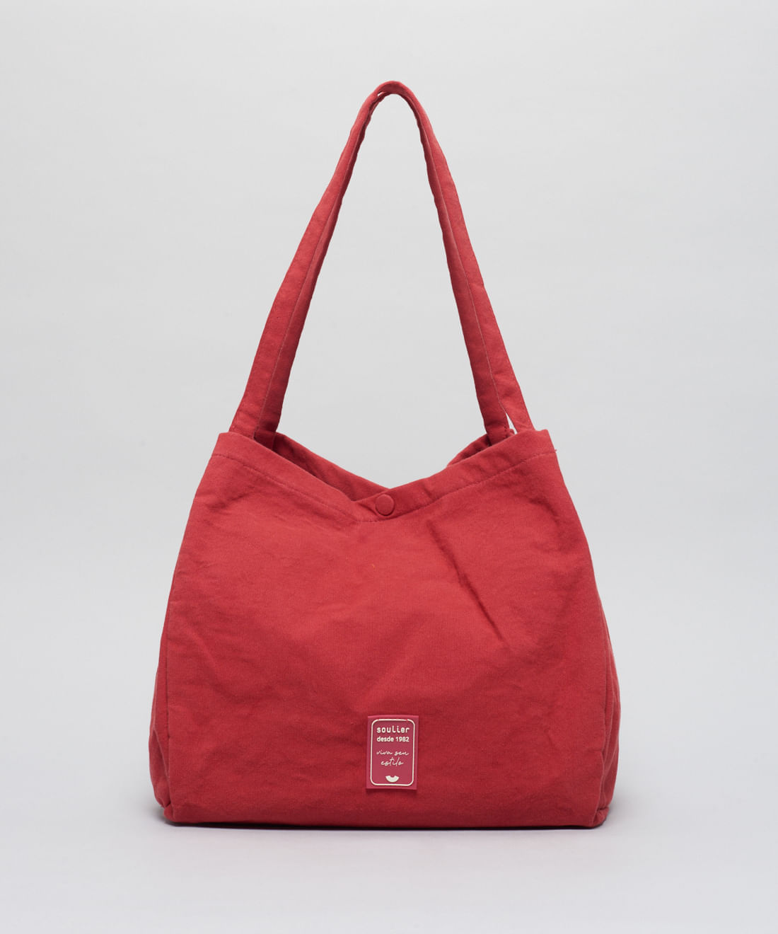 Bolsa Lona Jardim Soul - Vermelho