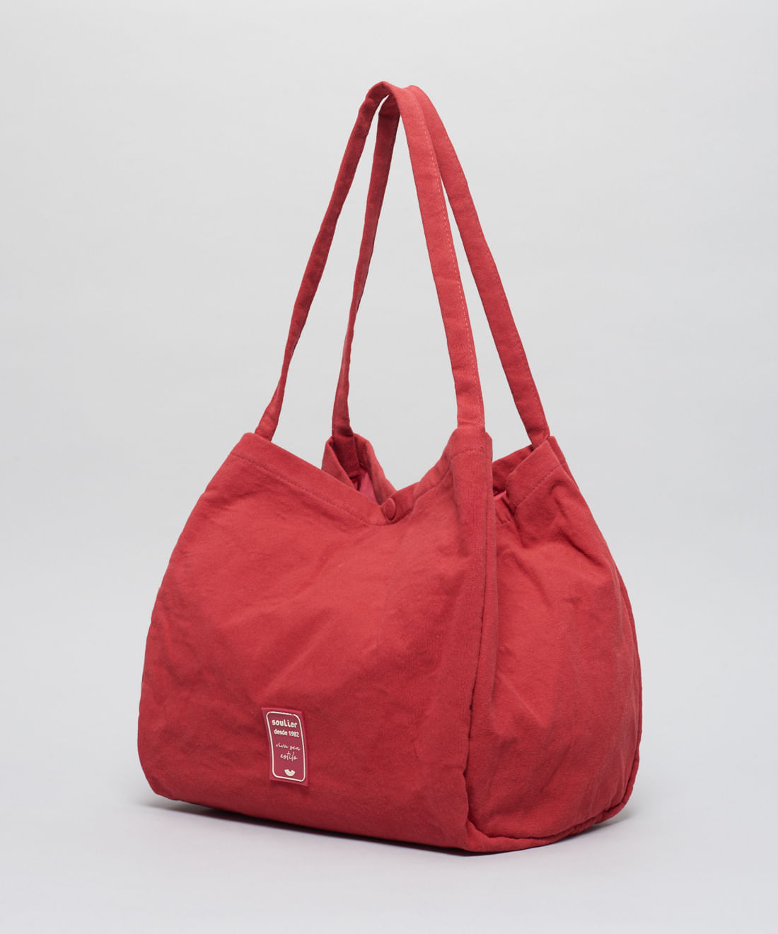 Bolsa Lona Jardim Soul - Vermelho - Imagem 2