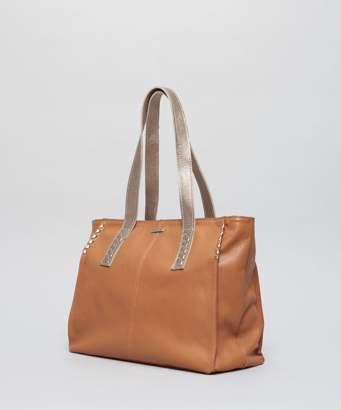 Bolsa Grande Detalhes - Caramelo - Imagem 2