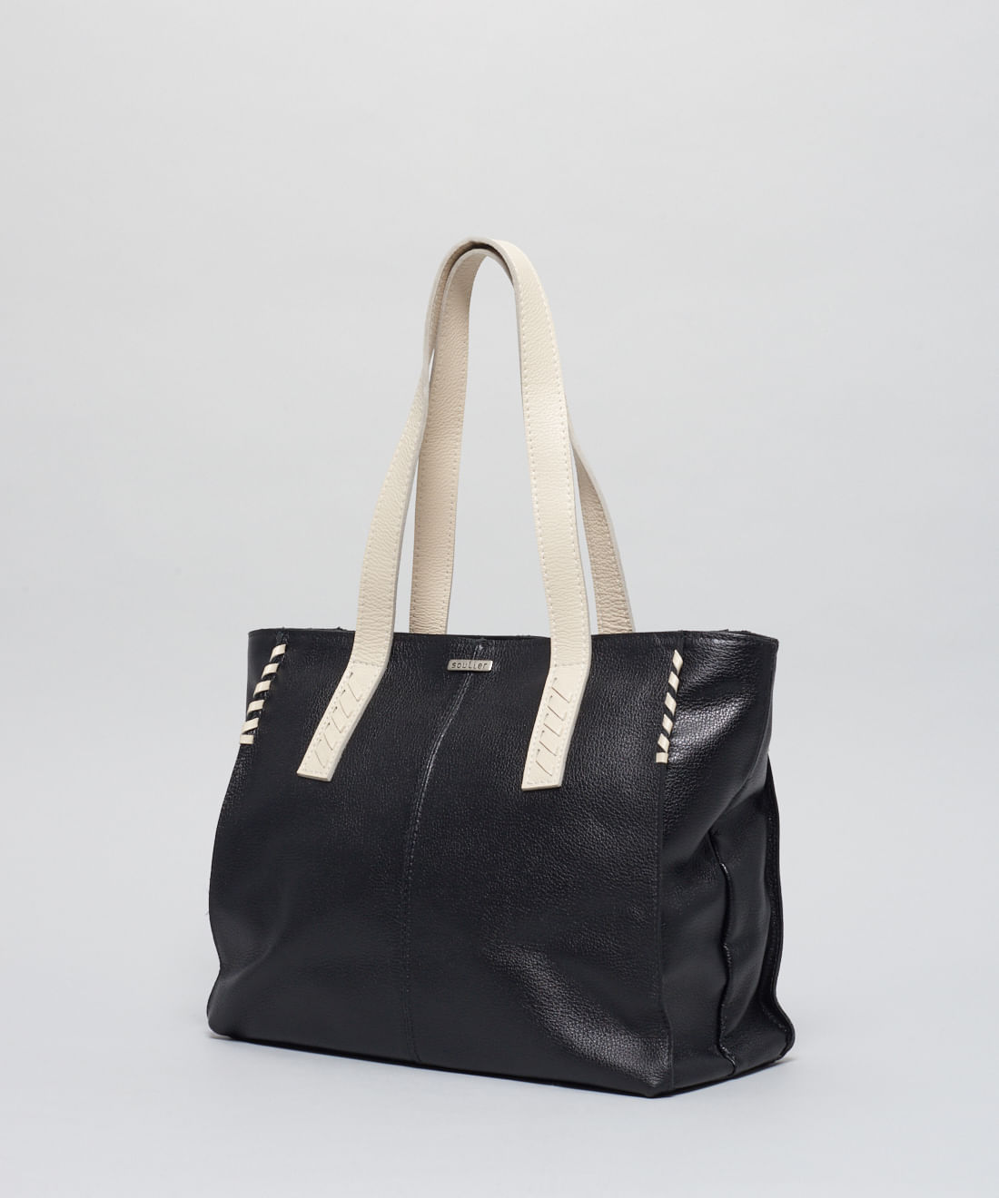 Bolsa Grande Detalhes - Preto - Imagem 2