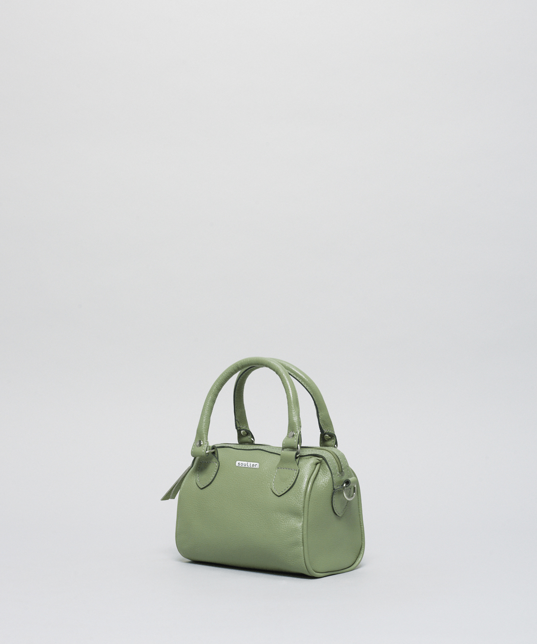 Bolsa p Couro Bau - Pistache - Imagem 3