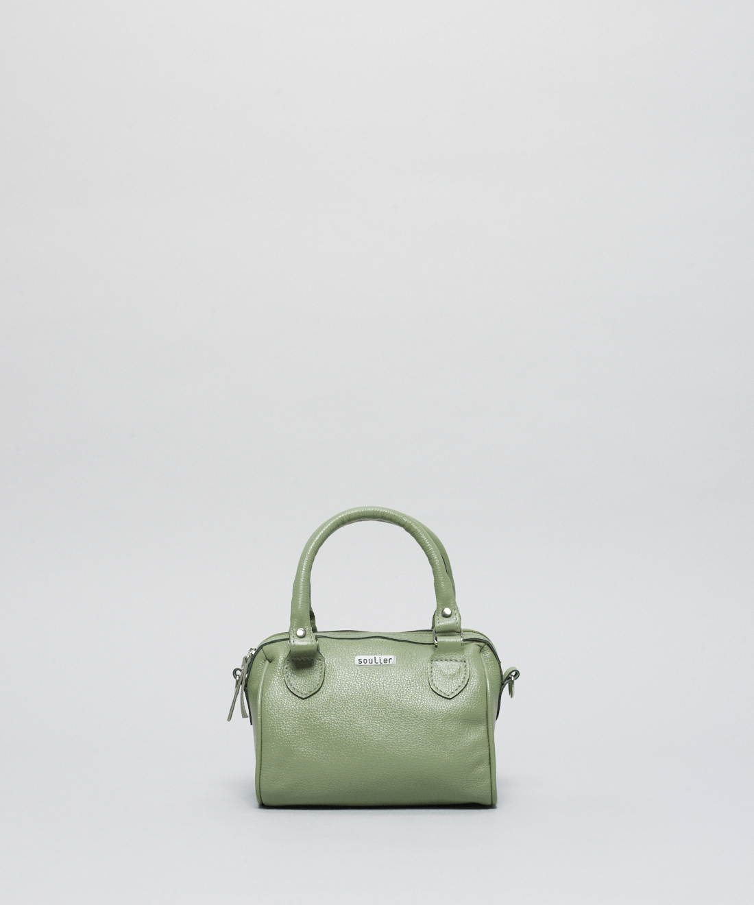 Bolsa p Couro Bau - Pistache - Imagem 4