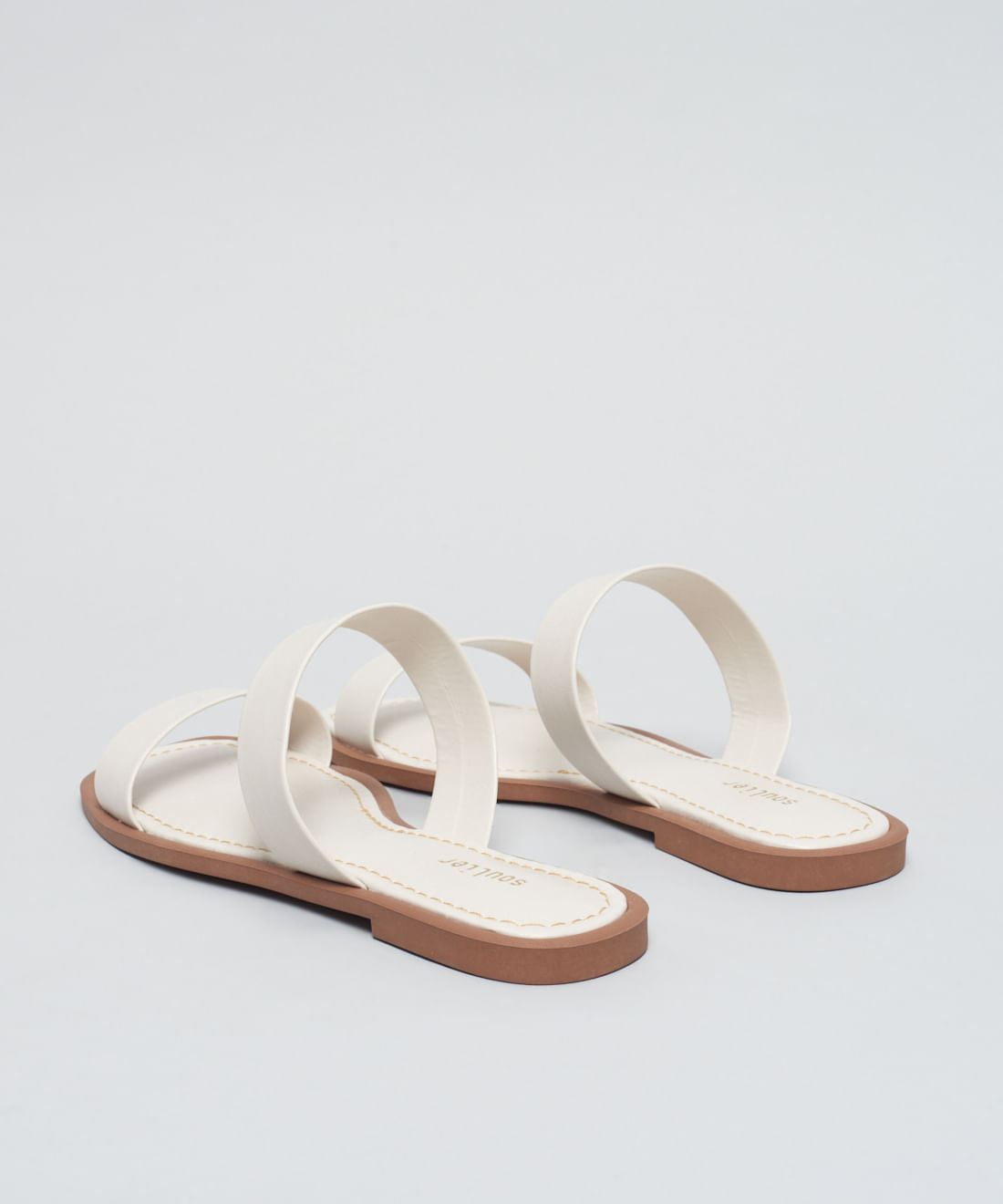 Rasteira Basica Soft Gabi - Offwhite - Imagem 23