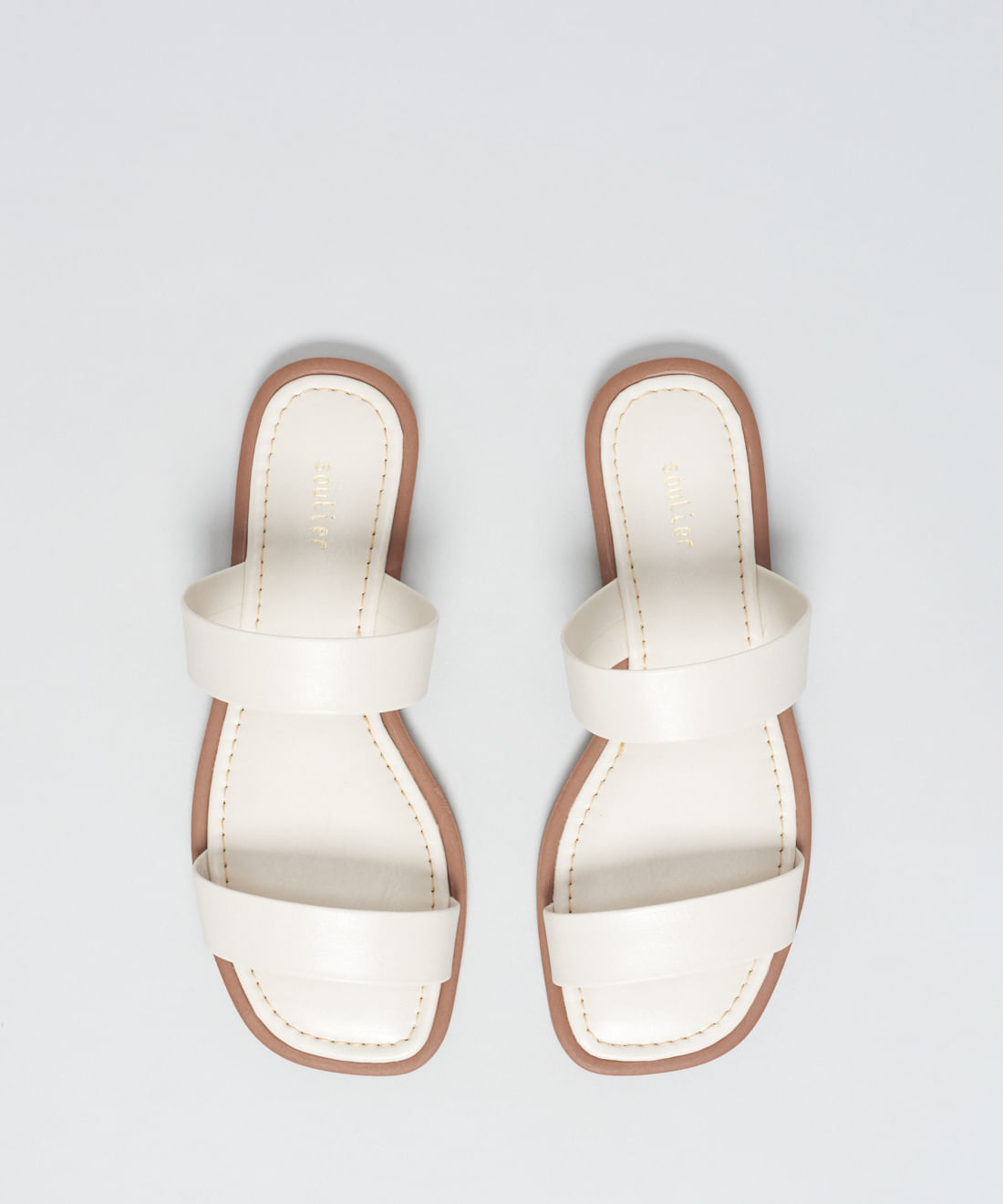 Rasteira Basica Soft Gabi - Offwhite - Imagem 34