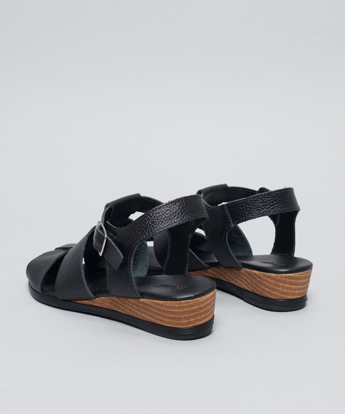 Anabela Couro Pescador Dani - Preto - Imagem 28