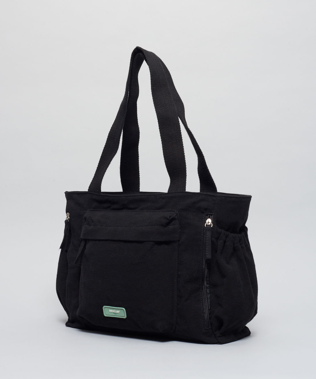 Bolsa g Lona Luana - Preto - Imagem 2