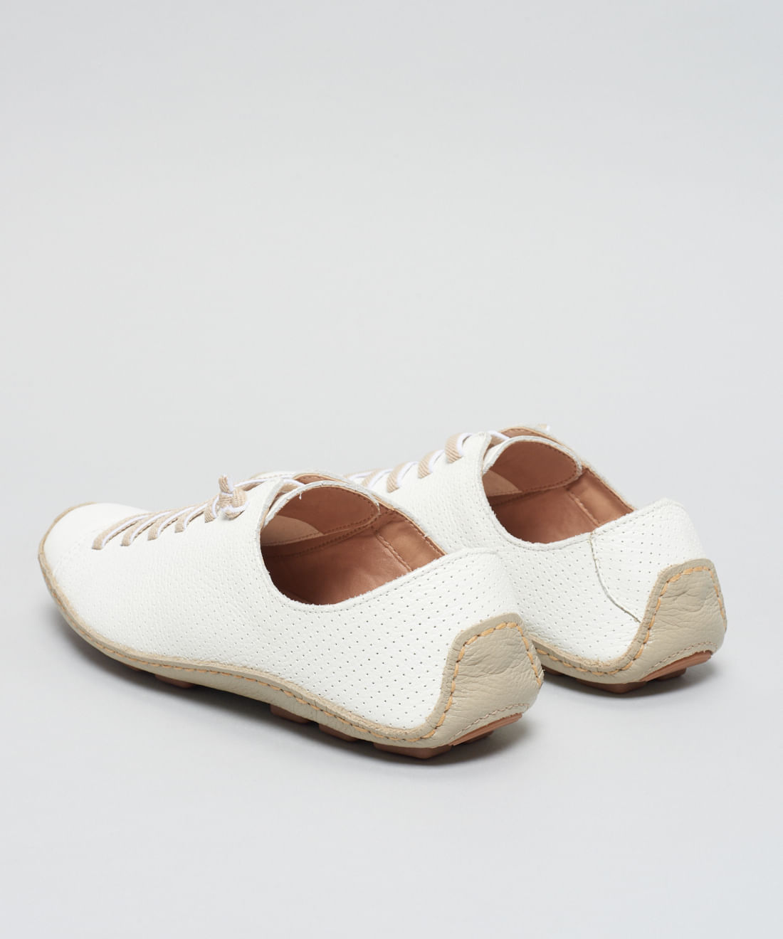 Tenis Perfuros Bicolor - Branco - Imagem 9