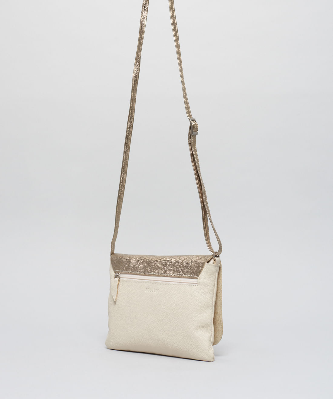 Bolsa Blues Bicolor - Off White/Prata Velho - Imagem 2